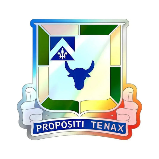 133 Tank Battalion (U.S. Army) Holographic STICKER Die-Cut Vinyl Decal 6 Inch Holographic - The Sticker Space