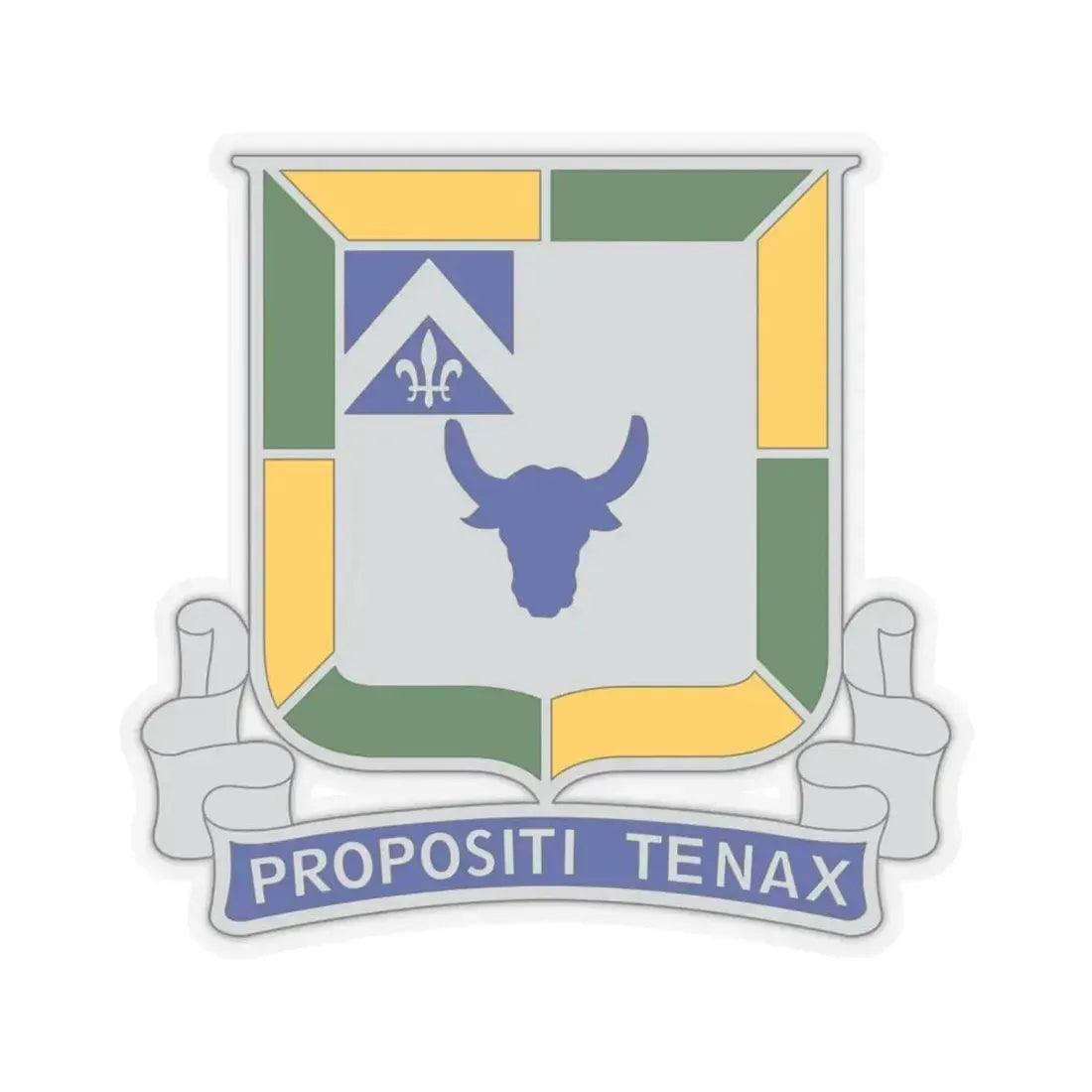 133 Tank Battalion (U.S. Army) STICKER Vinyl Kiss-Cut Decal 6 Inch Transparent - The Sticker Space