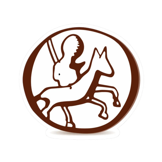 Печать Наримунта Глеба Полоцкого 1330 (Belarus) (Coat of Arms) STICKER Vinyl Kiss-Cut Decal 2 Inch White - The Sticker Space