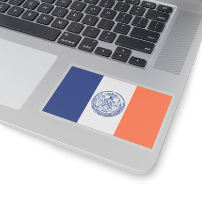 Flag of New York City - STICKER Vinyl Kiss-Cut Decal