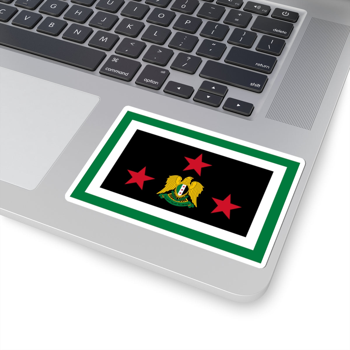 Flag of the Chief of the General Staff Syria 2024present (Syria) STICKER Vinyl Kiss-Cut Decal