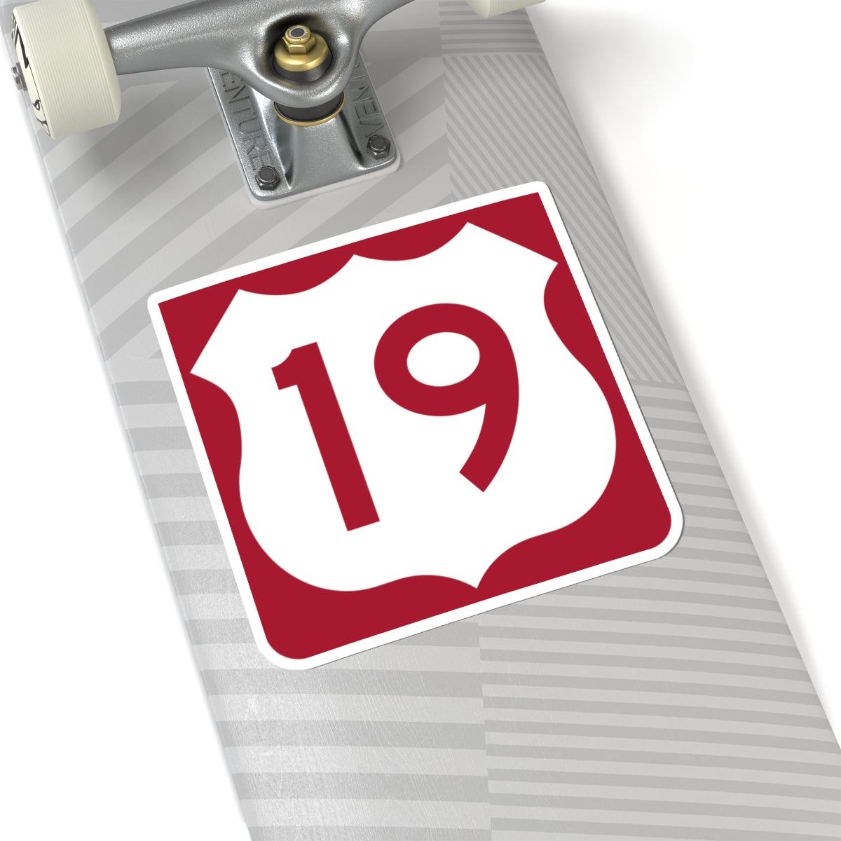 US 19 FL reversed (Florida) (Road Sign) STICKER Vinyl Kiss-Cut Decal