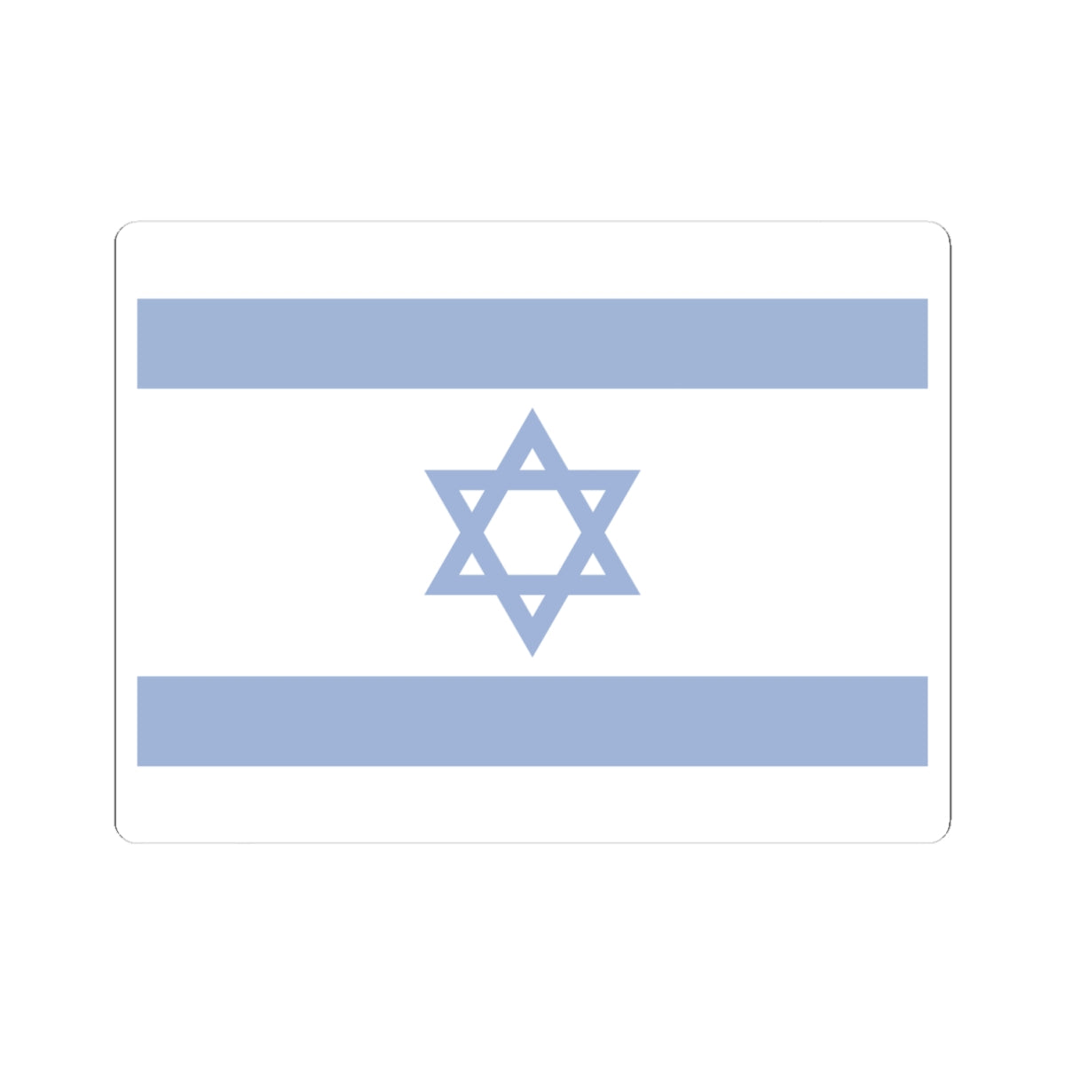 Flag of Israel WFB 2000 (Israel) STICKER Vinyl Kiss-Cut Decal