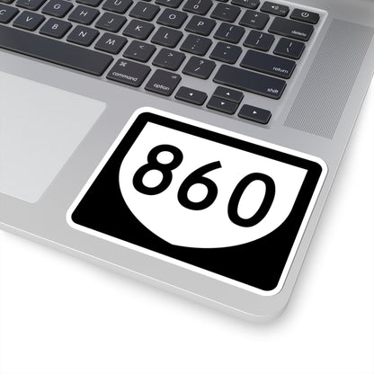 PR urban primary 860 (Puerto Rico) (Road Sign) STICKER Vinyl Kiss-Cut Decal