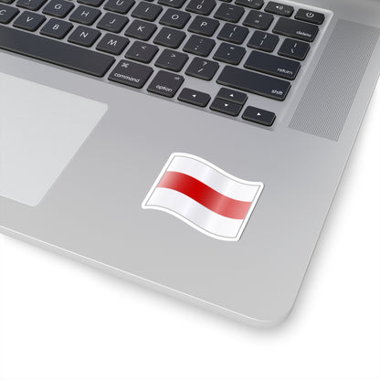 Belarus Flag Badge (Belarus) STICKER Vinyl Kiss-Cut Decal