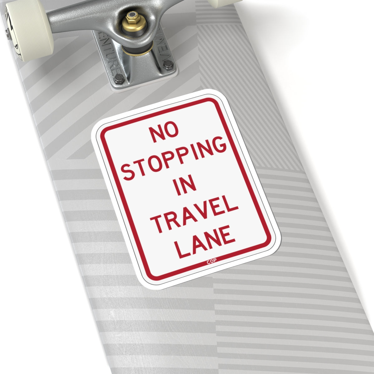PBOT Road sign P1330 (Oregon) (Road Sign) STICKER Vinyl Kiss-Cut Decal