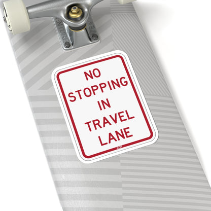 PBOT Road sign P1330 (Oregon) (Road Sign) STICKER Vinyl Kiss-Cut Decal