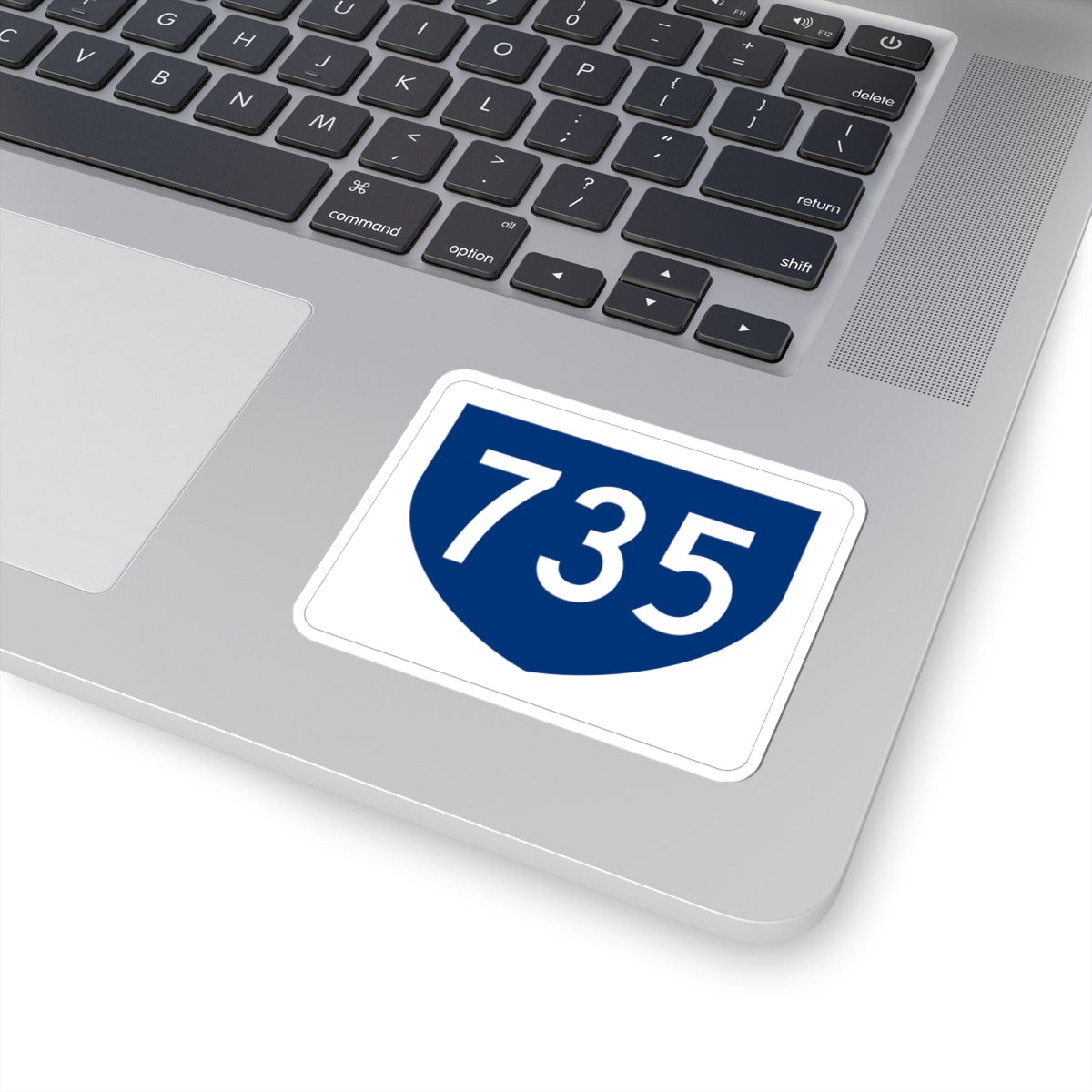 PR primary 735 (Puerto Rico) (Road Sign) STICKER Vinyl Kiss-Cut Decal