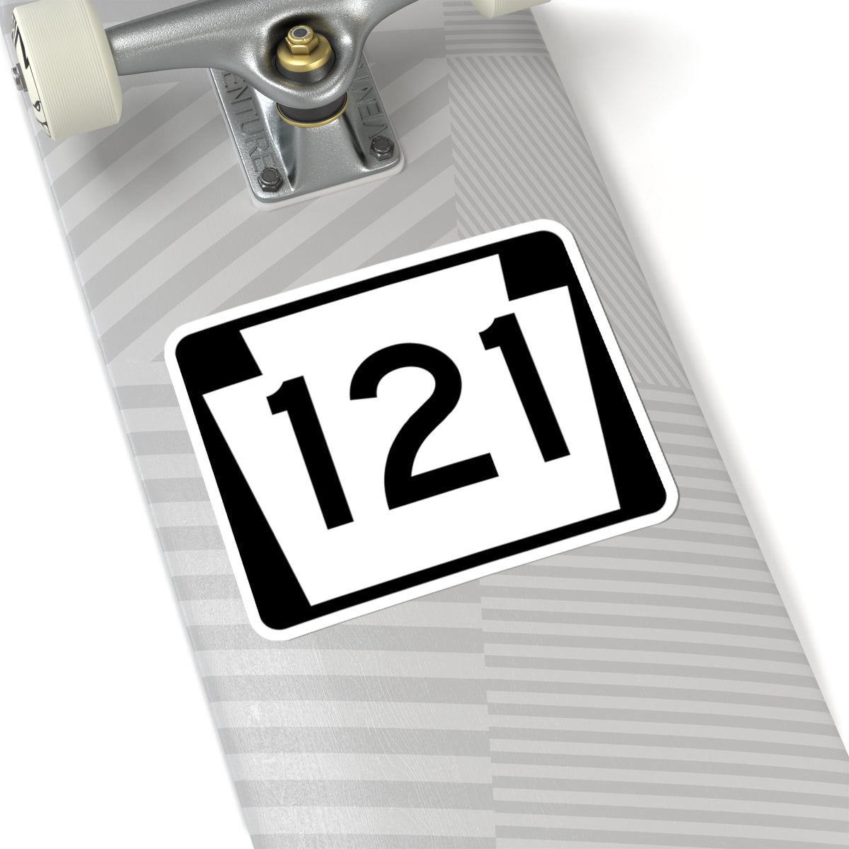 PA-121 (Pennsylvania) (Road Sign) STICKER Vinyl Kiss-Cut Decal