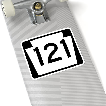 PA-121 (Pennsylvania) (Road Sign) STICKER Vinyl Kiss-Cut Decal