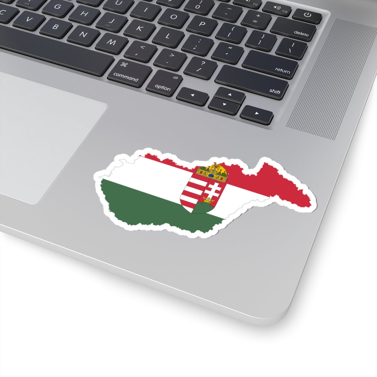 Flag-map of Hungary 1939-1940 (Hungary) STICKER Vinyl Kiss-Cut Decal
