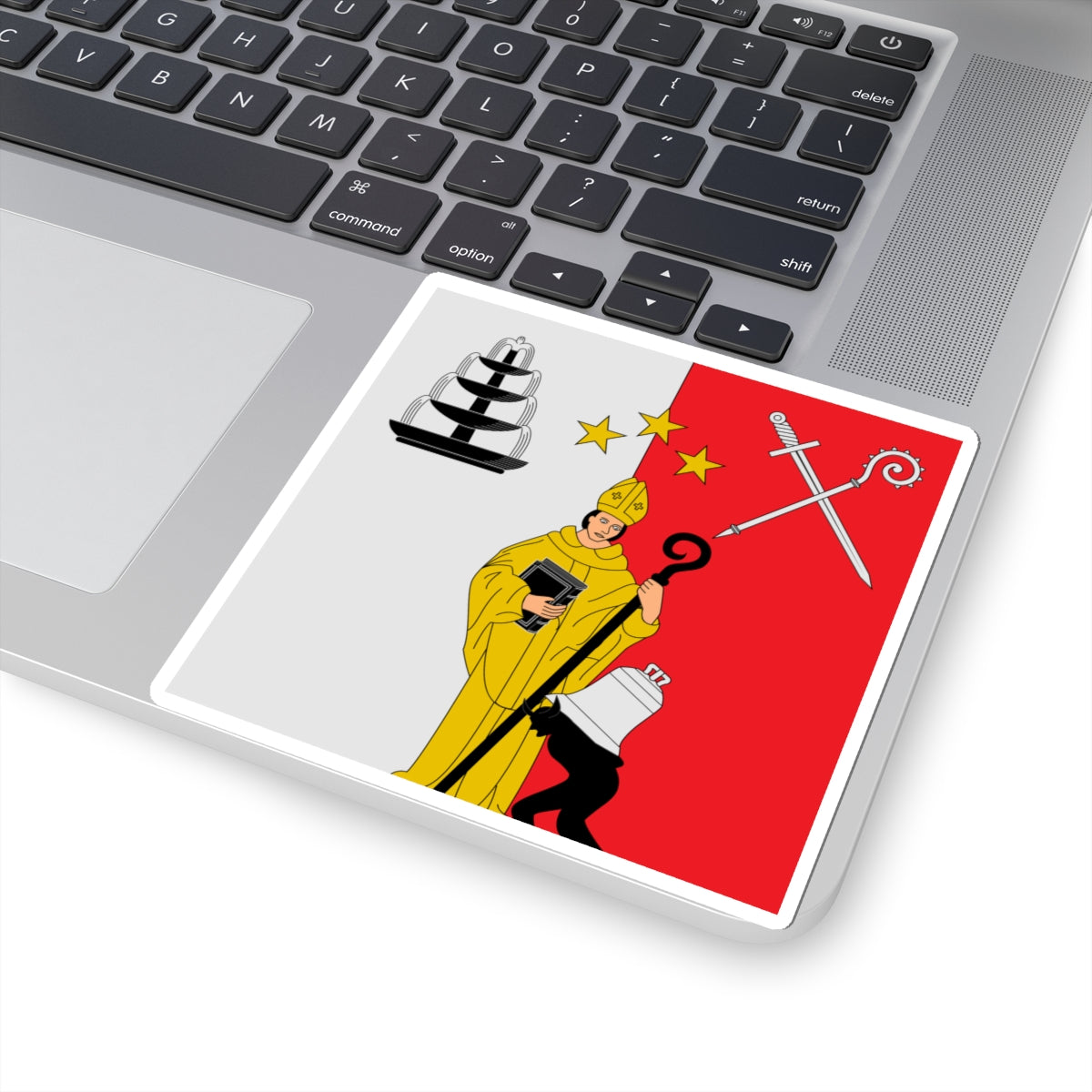 Flag of Norbert Brunner (Switzerland) STICKER Vinyl Kiss-Cut Decal