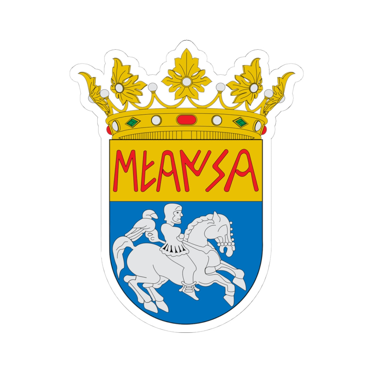 Escudo de Mara (Spain) (Coat of Arms) STICKER Vinyl Kiss-Cut Decal