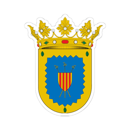 Escudo de Luesma (Spain) (Coat of Arms) STICKER Vinyl Kiss-Cut Decal