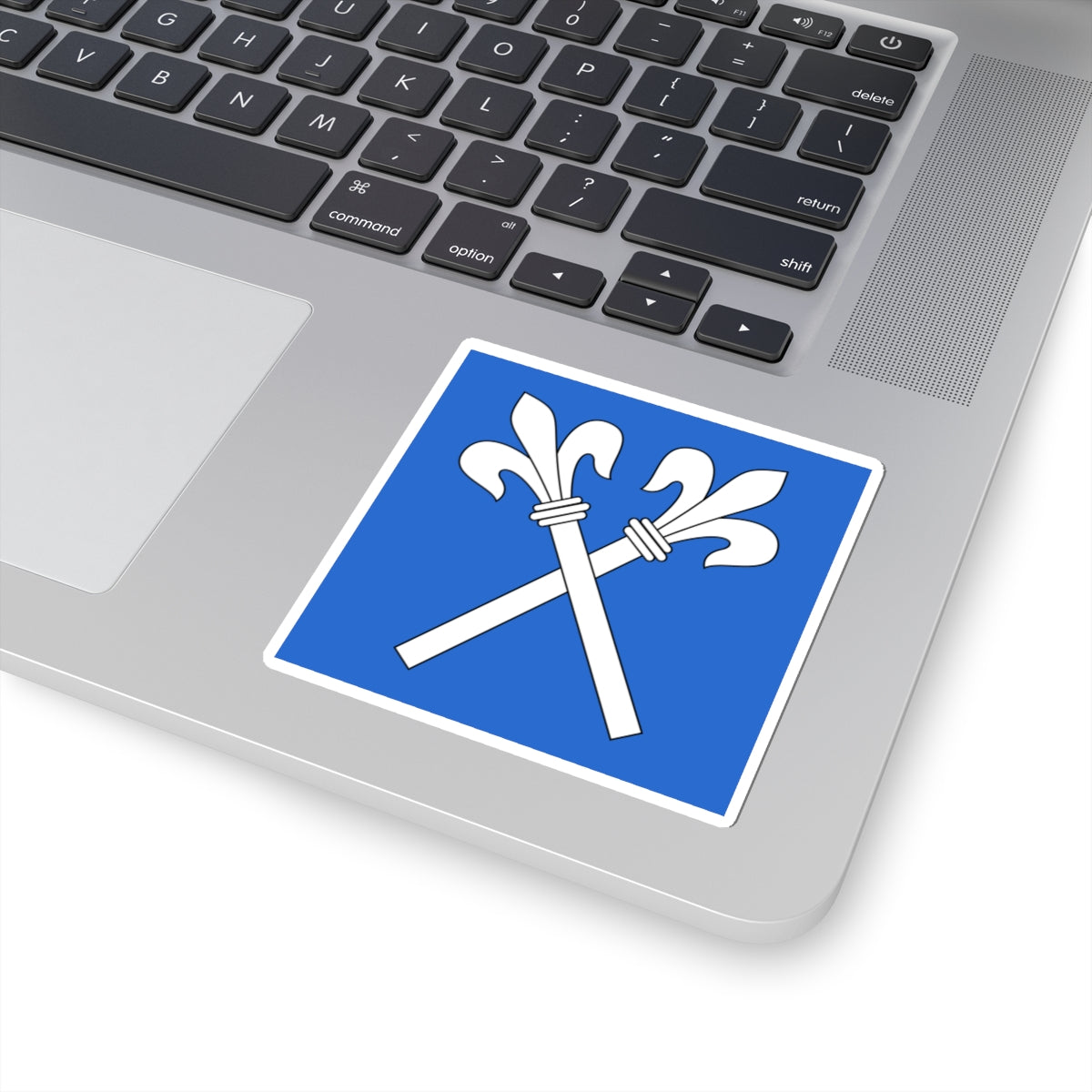 CHE Fluntern ZH Flag (Switzerland) STICKER Vinyl Kiss-Cut Decal