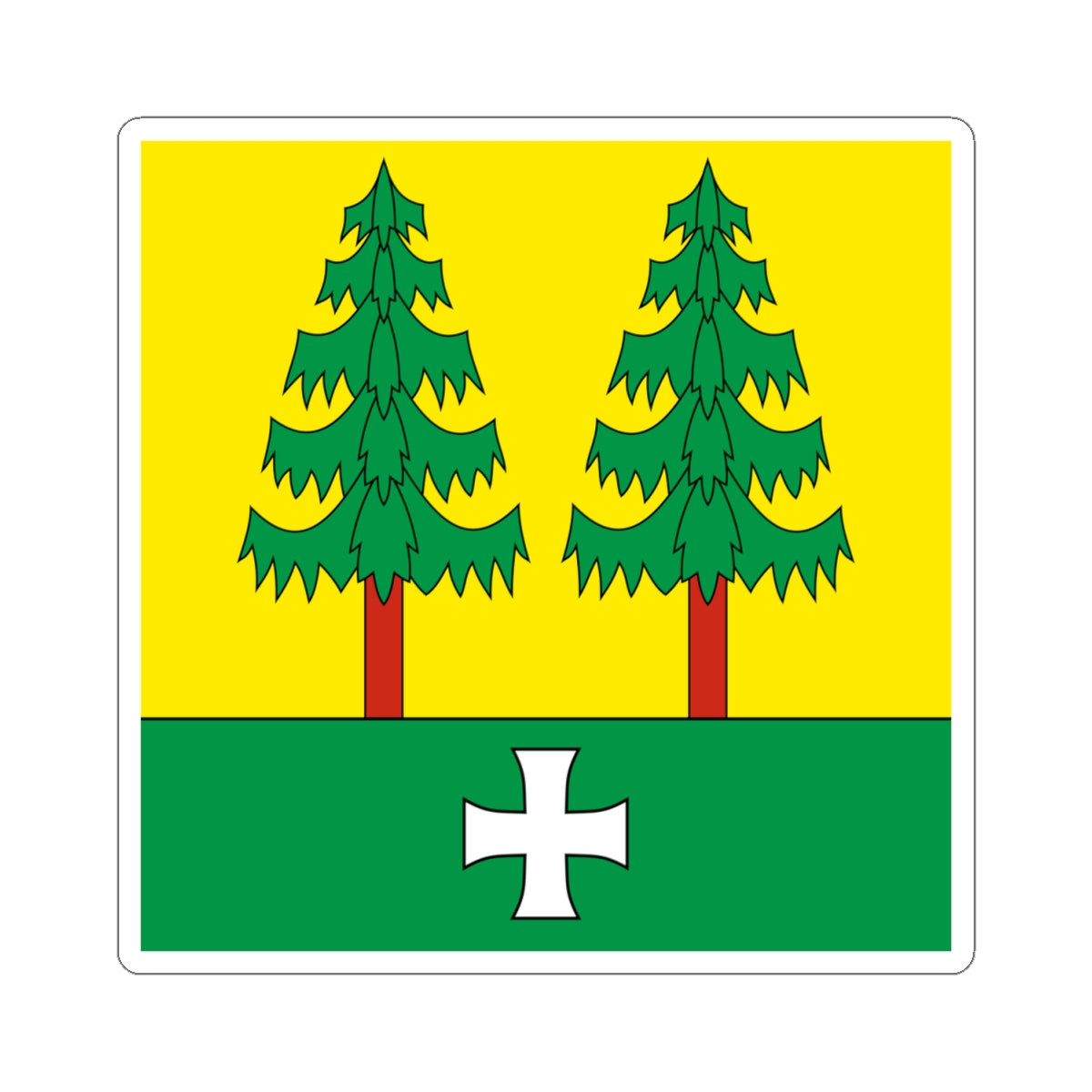 CHE Bietenholz Flag (Switzerland) STICKER Vinyl Kiss-Cut Decal