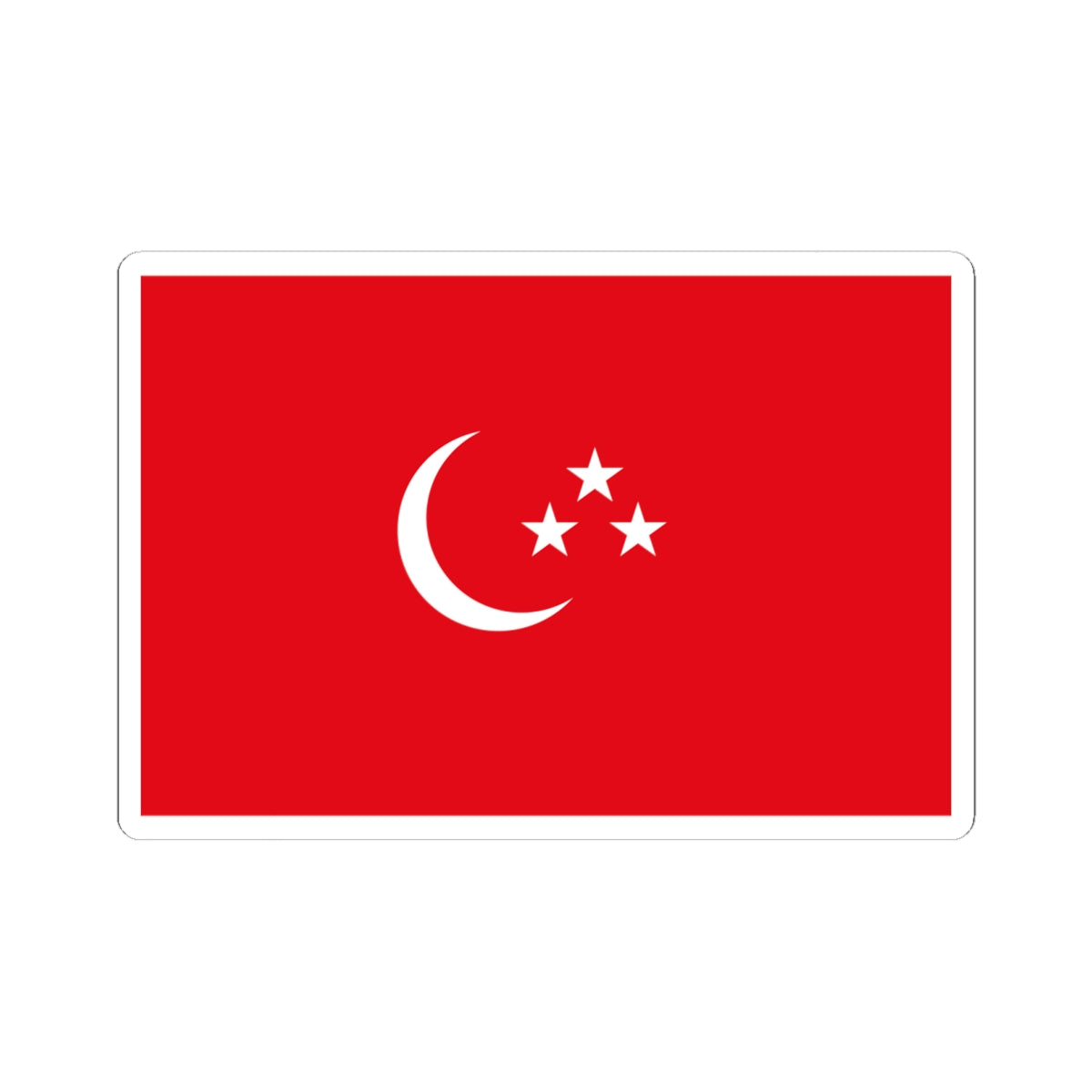 Flag of the Emirate of al-Muntafiq (Iraq) STICKER Vinyl Kiss-Cut Decal