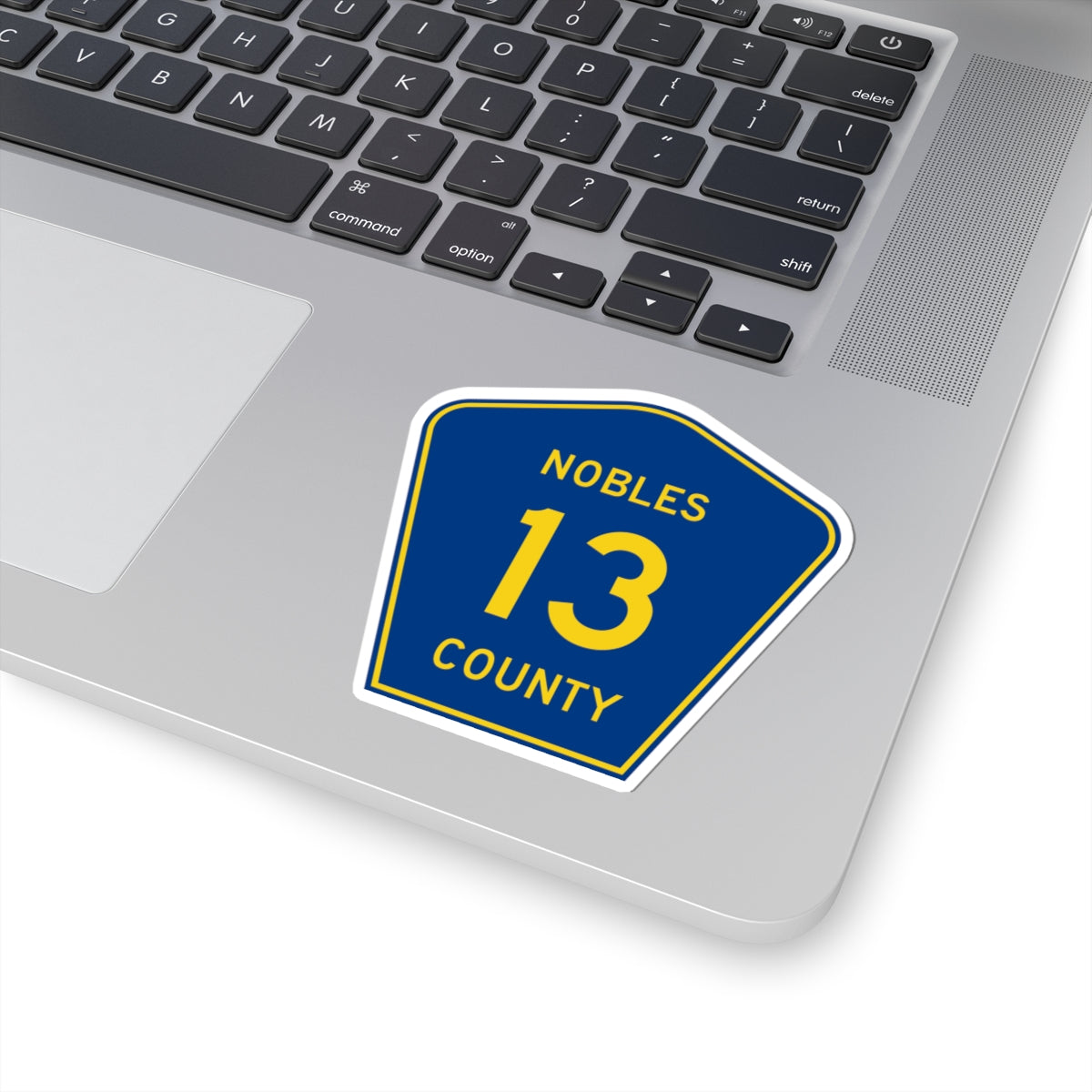 Nobles County Route 13 (Minnesota) (Road Sign) STICKER Vinyl Kiss-Cut Decal