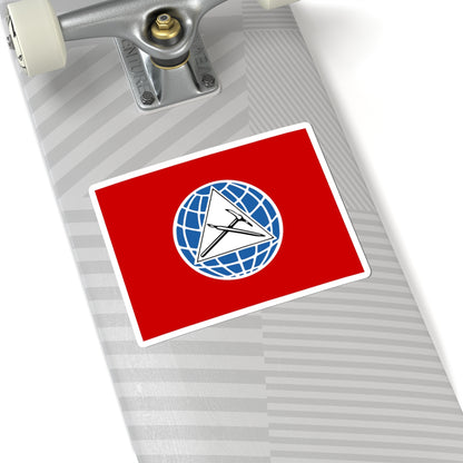 Flag of the Progressive Socialist Party (Lebanon) STICKER Vinyl Kiss-Cut Decal
