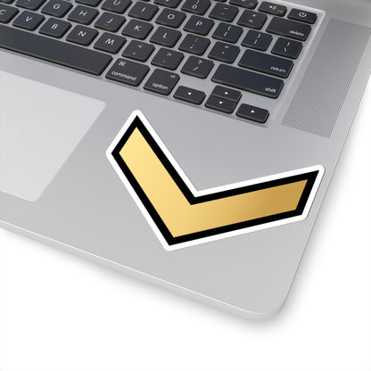 01. KNF PFC (Kuwait) (Military Rank) STICKER Vinyl Kiss-Cut Decal