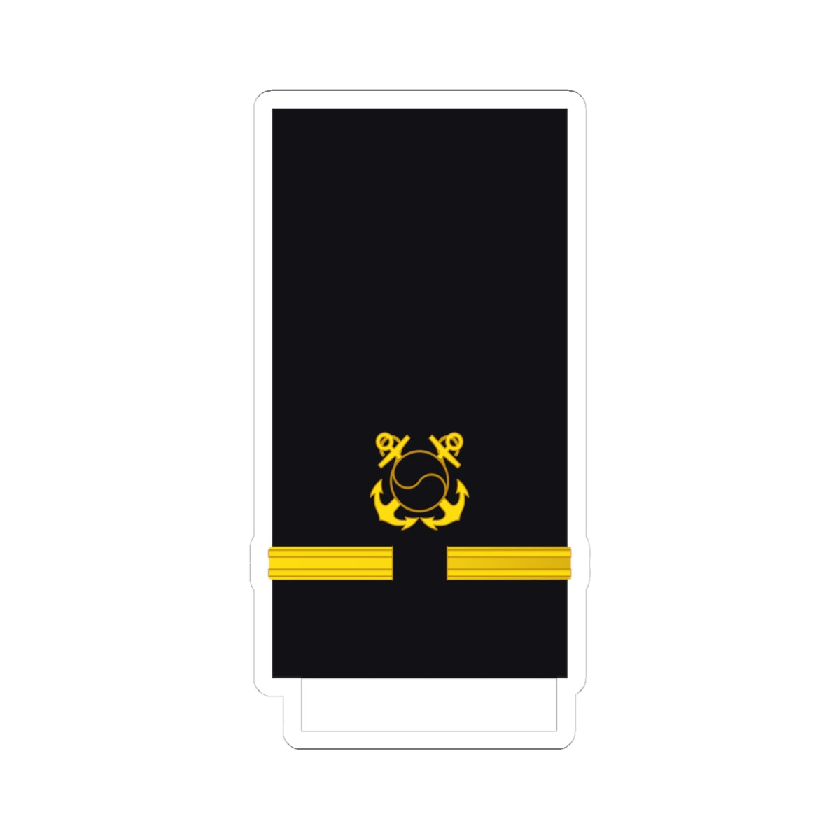 SouthKorea Navy WO sleeve (Korea) (Military Rank) STICKER Vinyl Kiss-Cut Decal