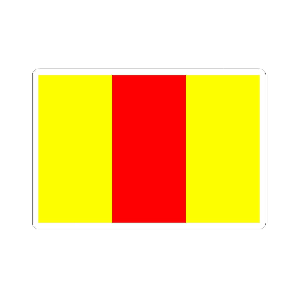 Flag of Guerlesquin (France) STICKER Vinyl Kiss-Cut Decal