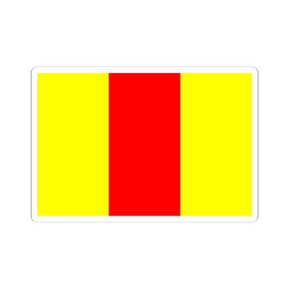 Flag of Guerlesquin (France) STICKER Vinyl Kiss-Cut Decal