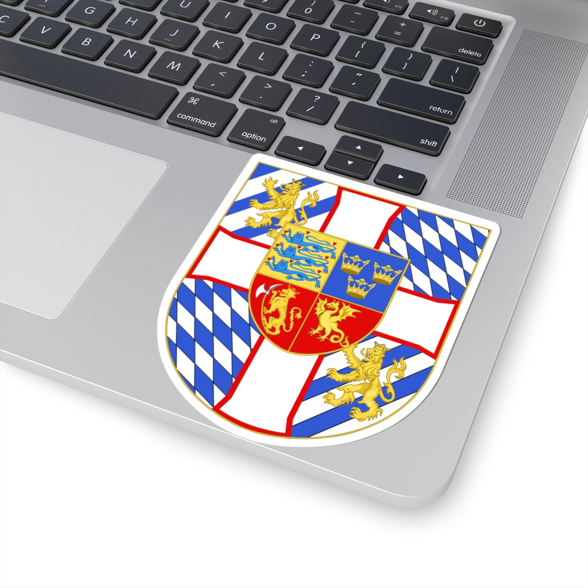 Armoiries de Christophe de Bavière (Germany) (Coat of Arms) STICKER Vinyl Kiss-Cut Decal
