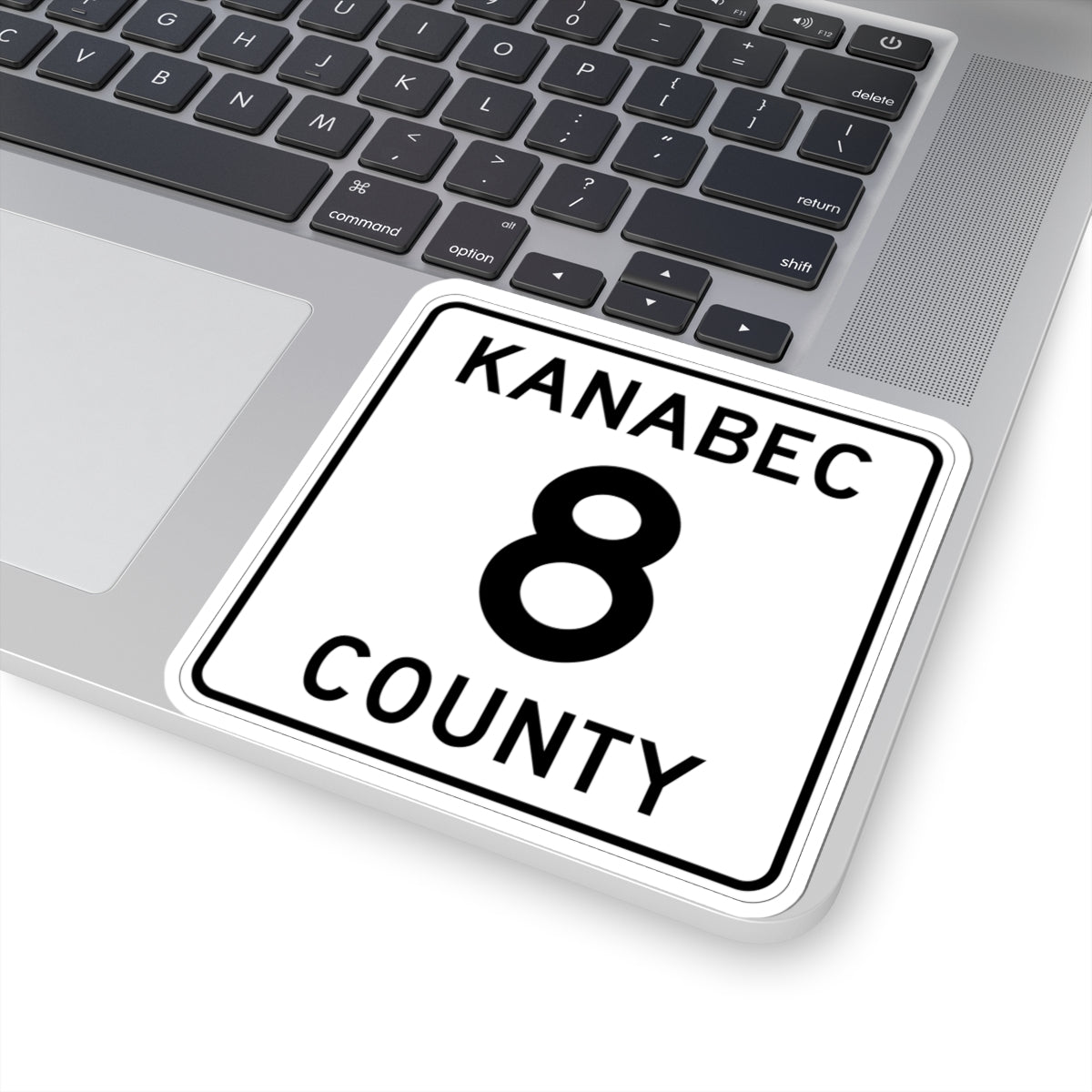 Kanabec County 8 MN (Minnesota) (Road Sign) STICKER Vinyl Kiss-Cut Decal