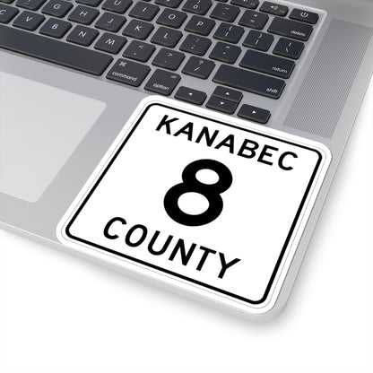 Kanabec County 8 MN (Minnesota) (Road Sign) STICKER Vinyl Kiss-Cut Decal