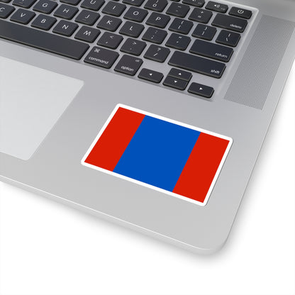 Flag of Mirny Arkhangelsk oblast 2003 (Russia) STICKER Vinyl Kiss-Cut Decal