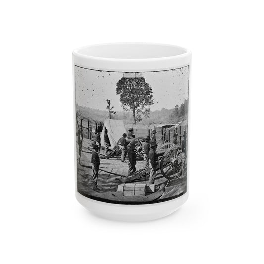 Atlanta, Georgia. Sherman's Men In Confederate Fort-2 (U.S. Civil War) White Coffee Mug
