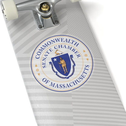 Seal of the Senate of Massachusetts - STICKER Vinyl Kiss-Cut Decal