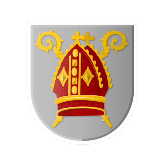 Abtsregt wapen (Netherlands) (Coat of Arms) STICKER Vinyl Kiss-Cut Decal