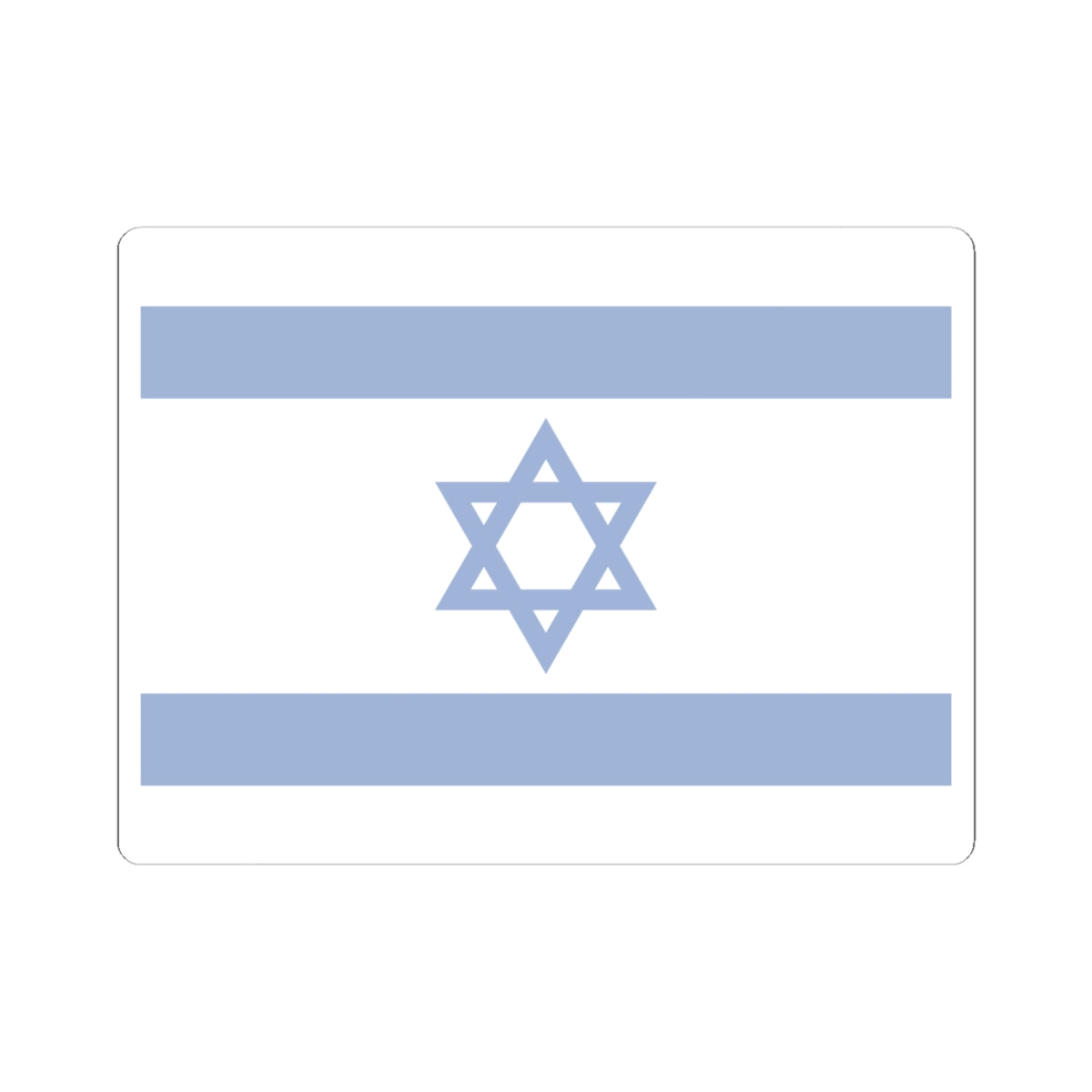Flag of Israel WFB 2000 (Israel) STICKER Vinyl Kiss-Cut Decal