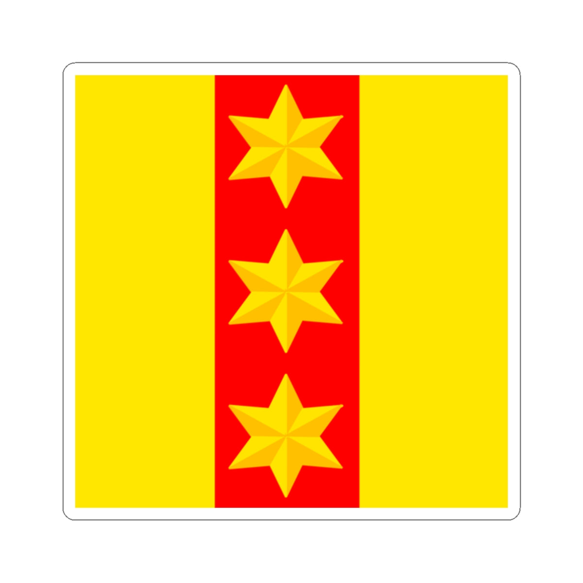 CHE Tobel ZH Flag (Switzerland) STICKER Vinyl Kiss-Cut Decal