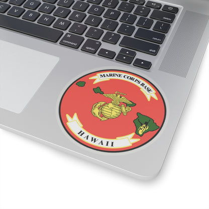 Marine Corps Base Hawaii (USMC) STICKER Vinyl Kiss-Cut Decal