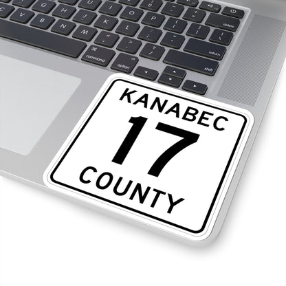 Kanabec County 17 MN (Minnesota) (Road Sign) STICKER Vinyl Kiss-Cut Decal