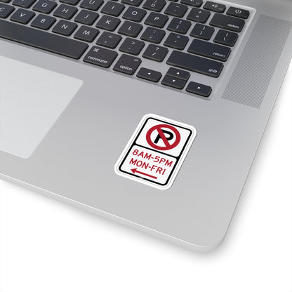 PBOT Road sign P1080L (Oregon) (Road Sign) STICKER Vinyl Kiss-Cut Decal