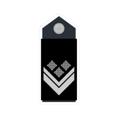 Naramenica odore časničkog namjesnika HRZ i PZO (Croatia) (Military Rank) STICKER Vinyl Kiss-Cut Decal