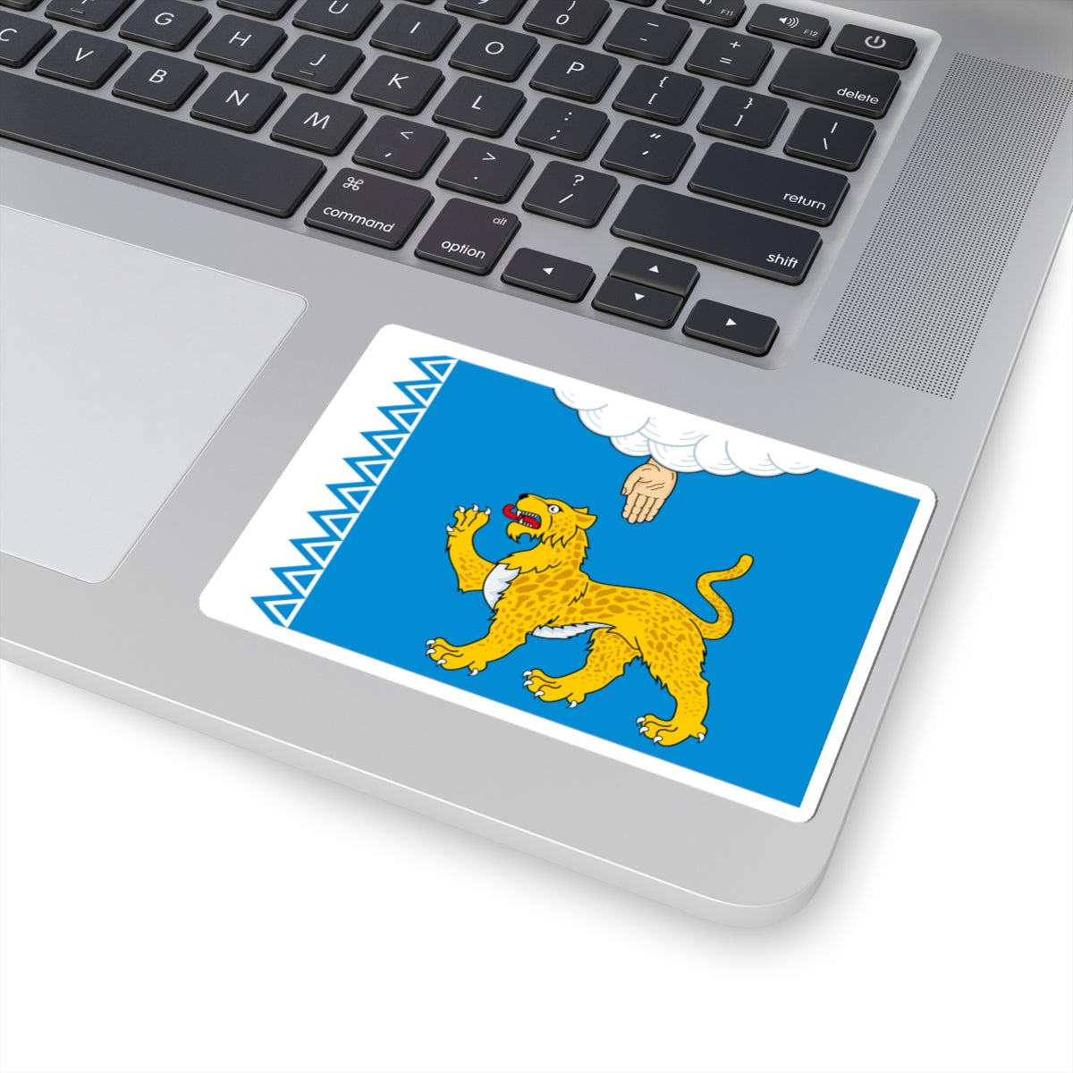 Flag of Pskov Oblast (Russia) STICKER Vinyl Kiss-Cut Decal