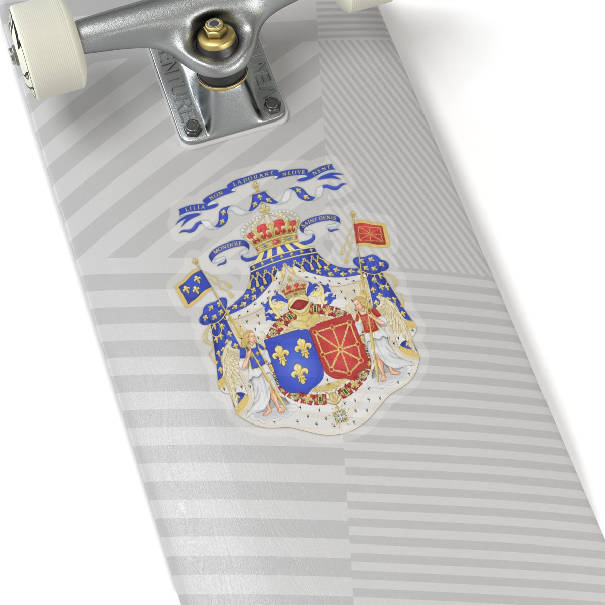 Grand Royal Coat of Arms of France & Navarre - STICKER Vinyl Kiss-Cut Decal
