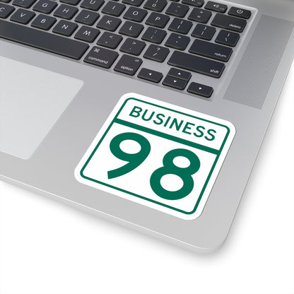 MD Route 98 Business (Maryland) (Road Sign) STICKER Vinyl Kiss-Cut Decal