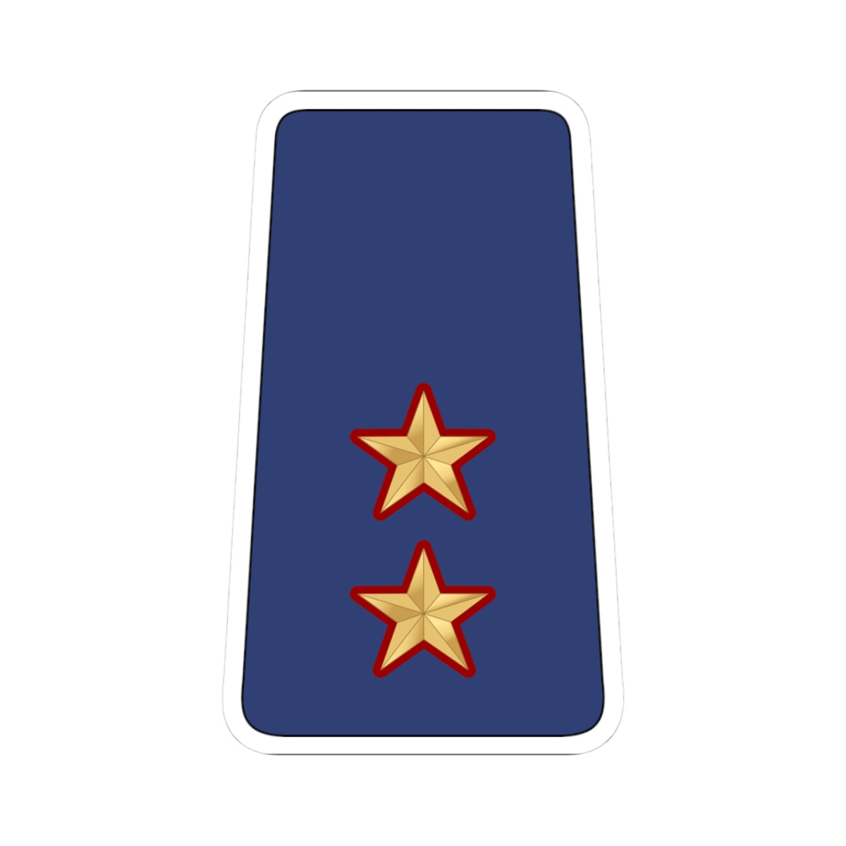 08. KAF 1LT (Kuwait) (Military Rank) STICKER Vinyl Kiss-Cut Decal