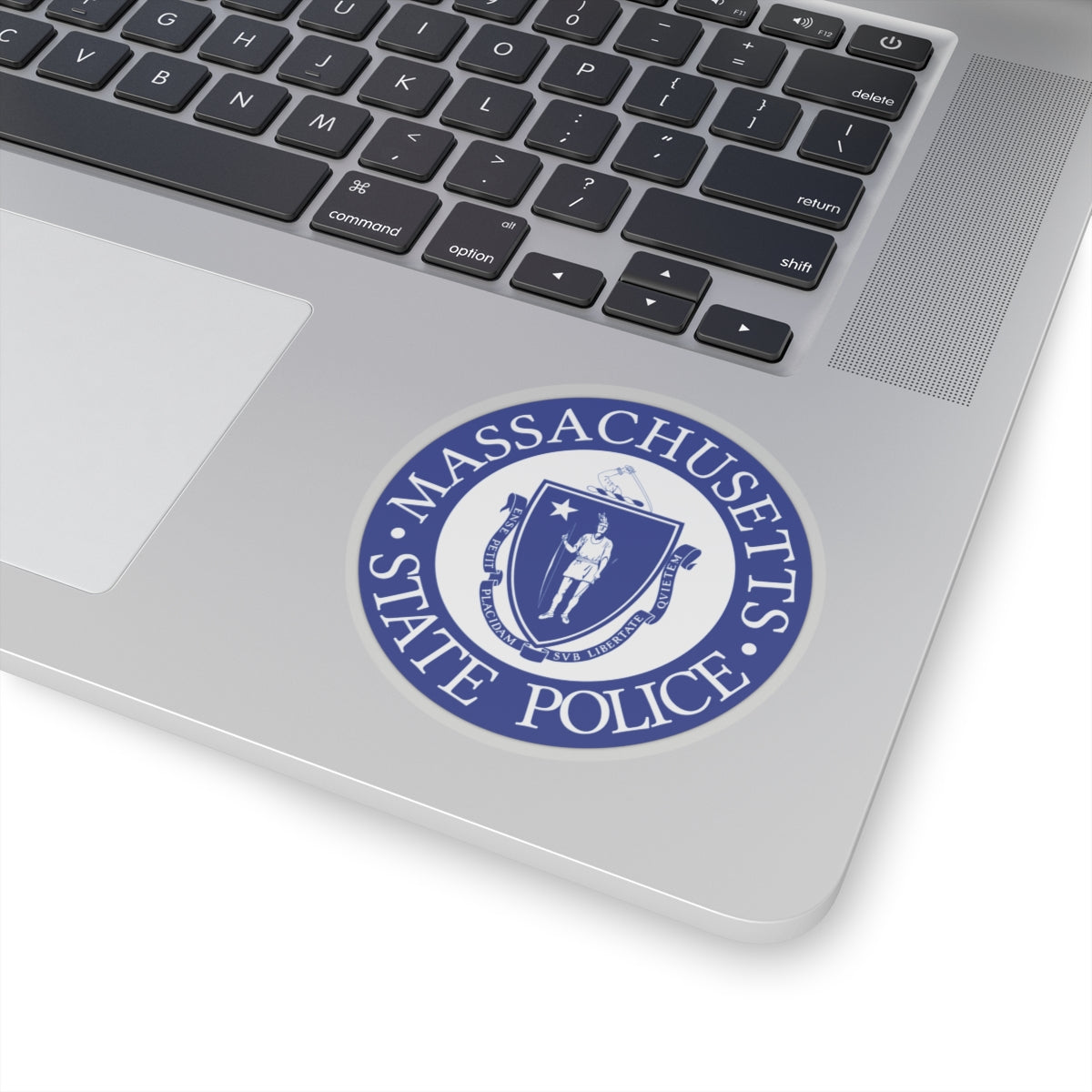 Seal of the State Police of Massachusetts - STICKER Vinyl Kiss-Cut Decal