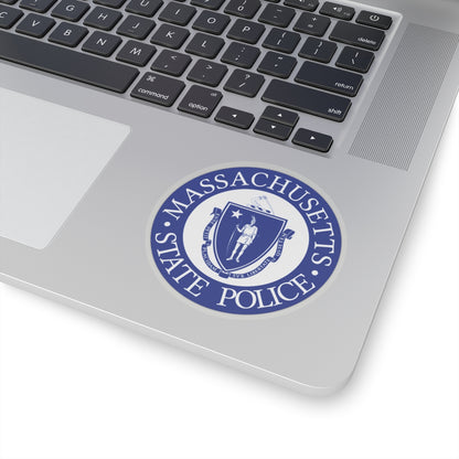 Seal of the State Police of Massachusetts - STICKER Vinyl Kiss-Cut Decal