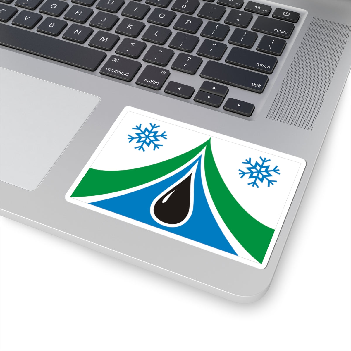 Flag of Severny rayon Novosibirsk oblast (Russia) STICKER Vinyl Kiss-Cut Decal