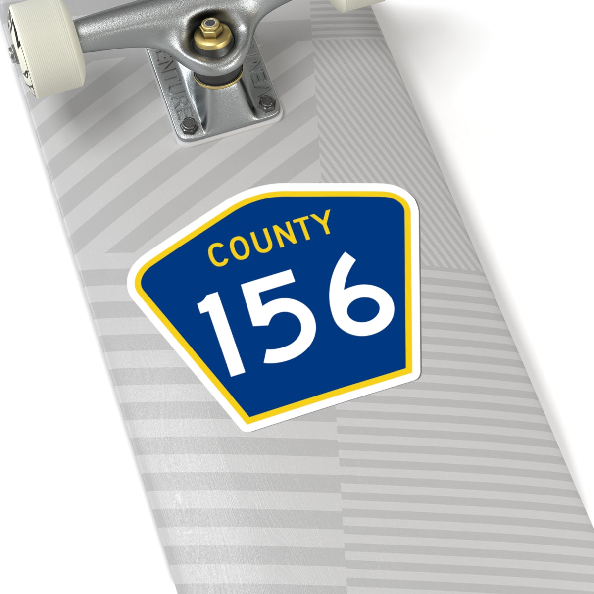 County 156 MN (Minnesota) (Road Sign) STICKER Vinyl Kiss-Cut Decal