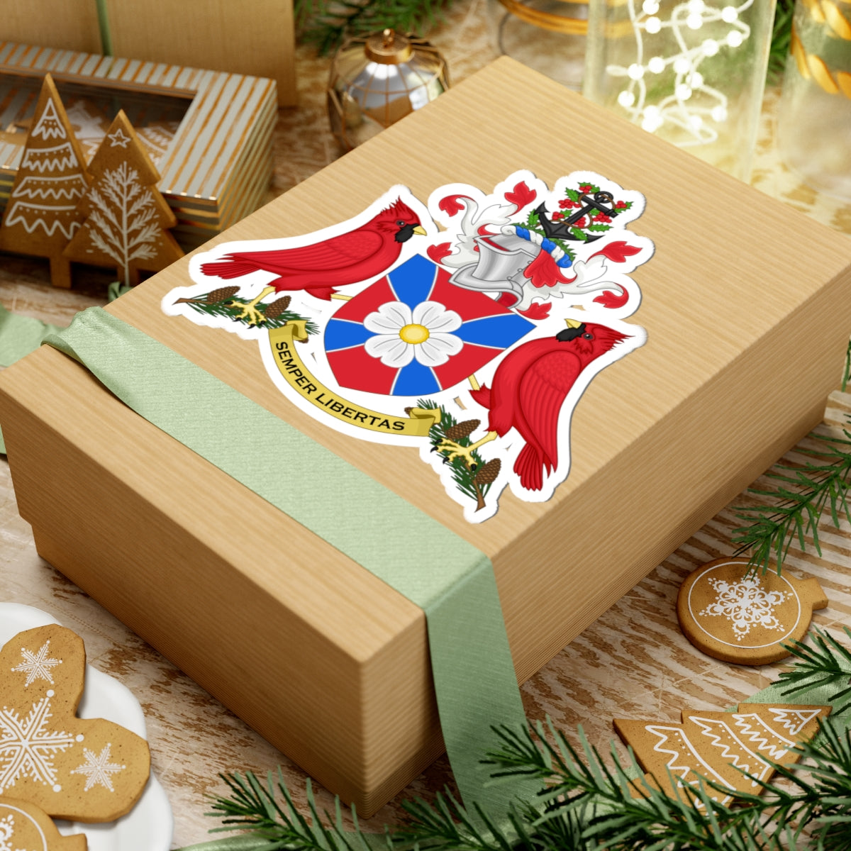 Arms of Prince George County Virginia (United States) (Coat of Arms) STICKER Vinyl Kiss-Cut Decal