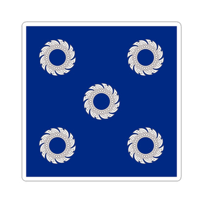 Flag Thai Admiral of the Fleet (Thailand) STICKER Vinyl Kiss-Cut Decal